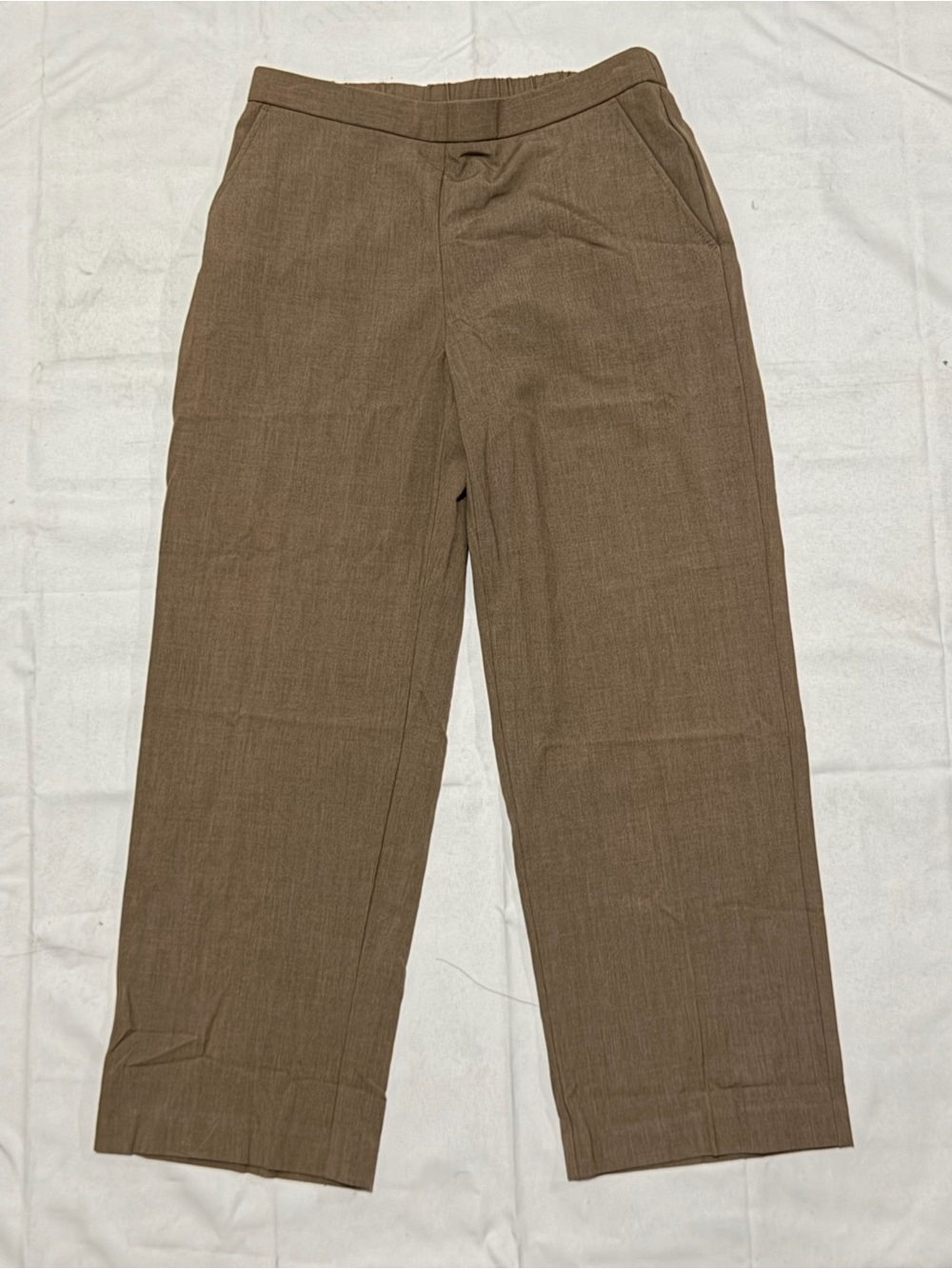 Sag Harbor Women's Brown Straight-Leg Dress Pants